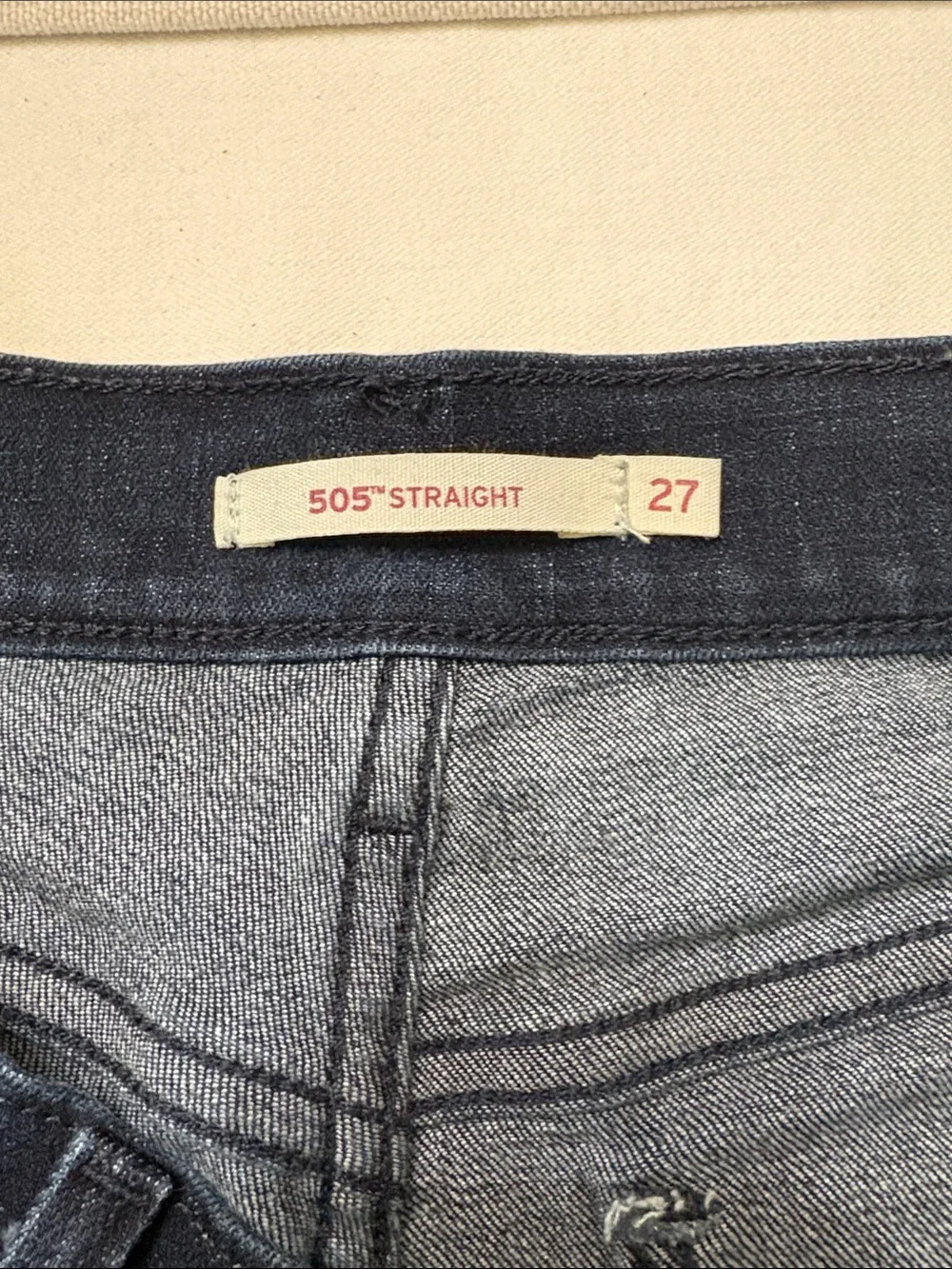Levi's Dark Blue Straight Leg Women's Jeans